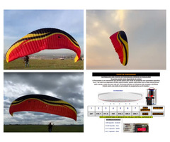 Vela Asa Sol Runner XC Paramotor com Laudo Estado de Nova Oportunidade